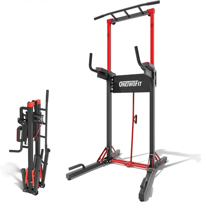 Power Tower Foldable Pull Up Bar Station Dip