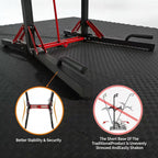Power Tower Foldable Pull Up Bar Station Dip