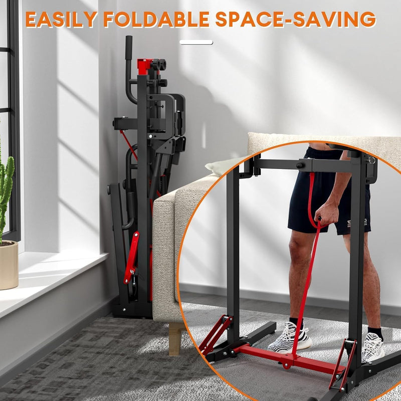 Power Tower Foldable Pull Up Bar Station Dip