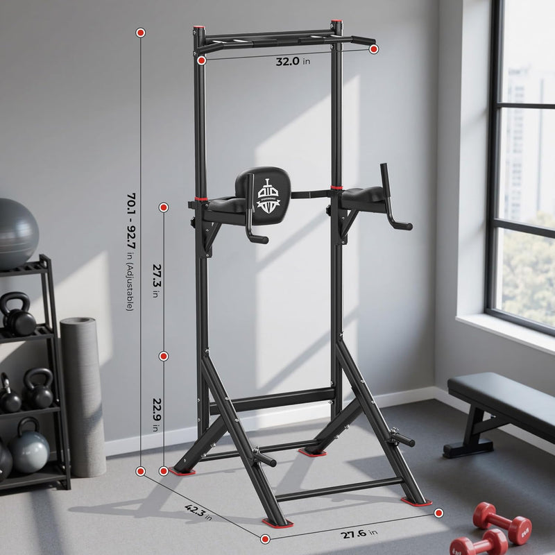 Power Tower Dip Station Free Standing Pull Up