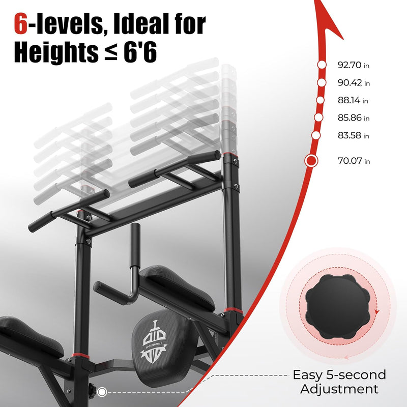 Power Tower Dip Station Free Standing Pull Up