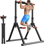 Power Tower Pull Up Dip Station Foldable Bar