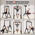 Power Tower Pull Up Dip Station Foldable Bar