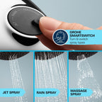 Precision Feel Exposed Thermostat Shower Set Chrome