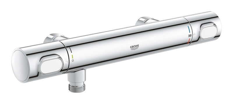 Precision Flow Exposed Thermostatic Shower Mixer Bar Valve