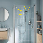Precision Flow Exposed Thermostatic Shower Set Chrome