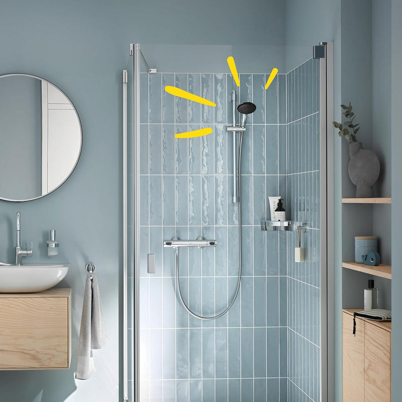 Precision Flow Exposed Thermostatic Shower Set Chrome