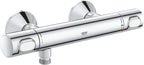 Precision Flow Wall Mounted Thermostatic Shower Mixer Chrome