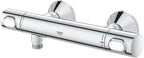 Precision Flow Wall Mounted Thermostatic Shower Mixer Chrome