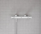 Precision Flow Wall Mounted Thermostatic Shower Mixer Chrome