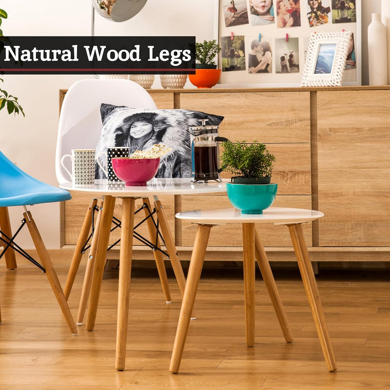 Housewares Nest Tables Top Coffee for Living Room (Set of 2)