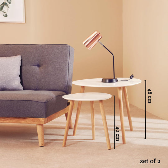 Housewares Nest Tables Top Coffee for Living Room (Set of 2)