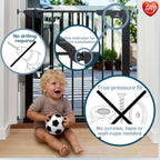 Premier Pressure Fit Stair Gate Covers Openings Between