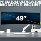 Premium Aluminium Heavy Duty Monitor Arm for Ultrawide