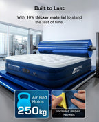 Premium Inflatable Mattress Airbed for Home with Built-In