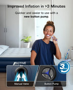 Premium Inflatable Mattress Airbed for Home with Built-In