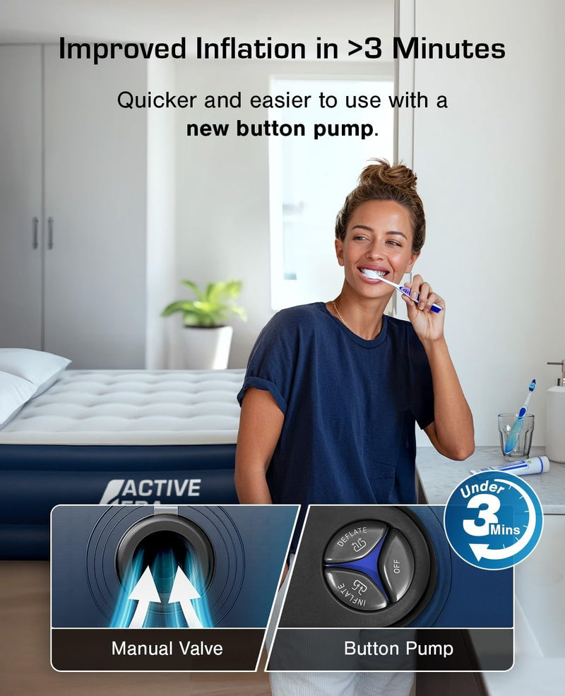 Premium Inflatable Mattress Airbed for Home with Built-In