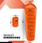 Premium Sleeping Bag 350GSM Lightweight and Waterproof 4