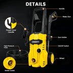 Pressure Washer 1500W 135bar 360L H Jet