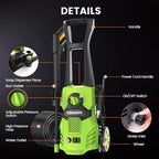 Pressure Washer 1500W 135bar 360L H Jet