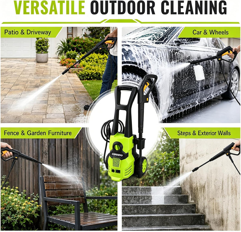 Pressure Washer 1500W 135bar 360L H Jet