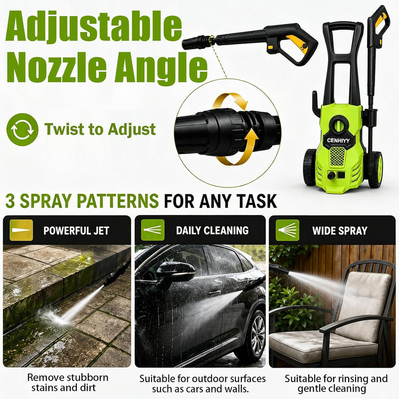 Pressure Washer 1500W 135bar 360L H Jet