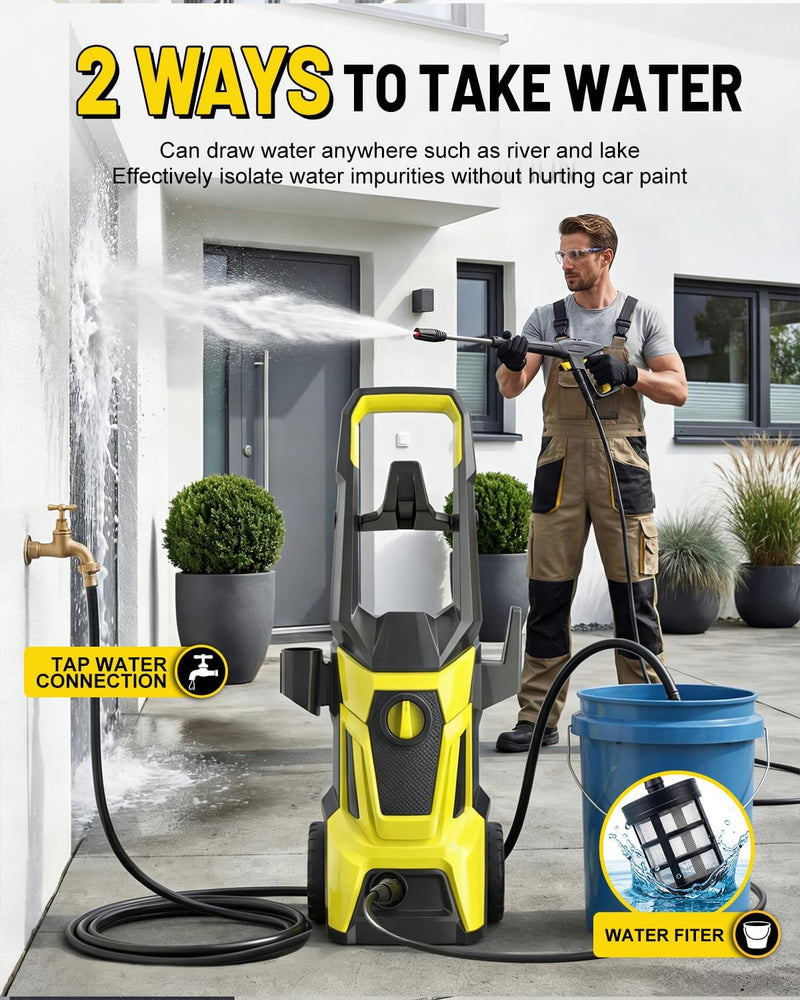 Pressure Washer 1800W 135 Bar Electric 420L