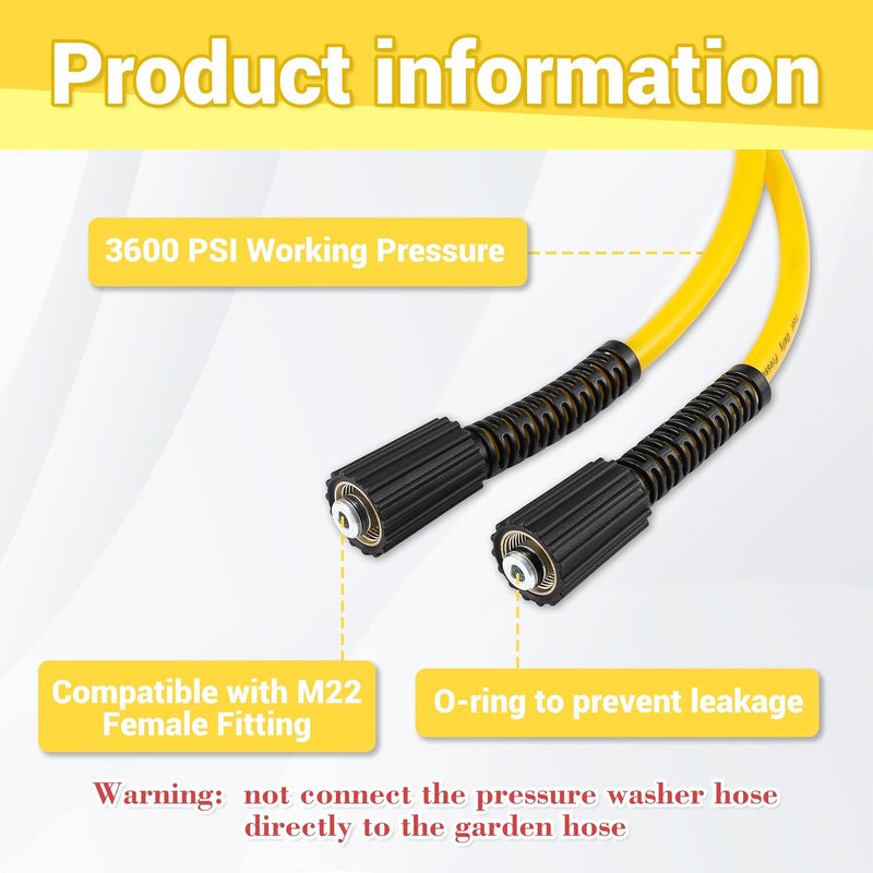 Pressure Washer Hose 100FT X 1 4