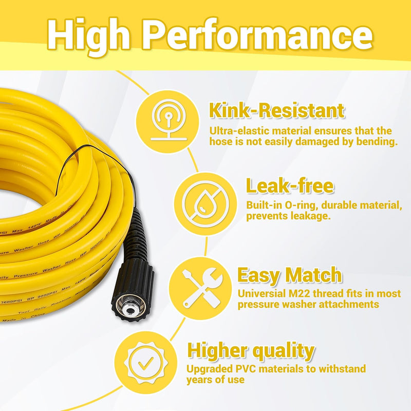 Pressure Washer Hose 100FT X 1 4