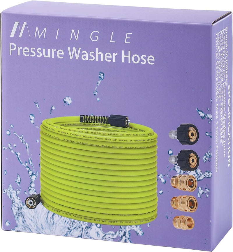 Pressure Washer Hose 30m X 1 4" M22