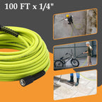 Pressure Washer Hose 30m X 1 4" M22