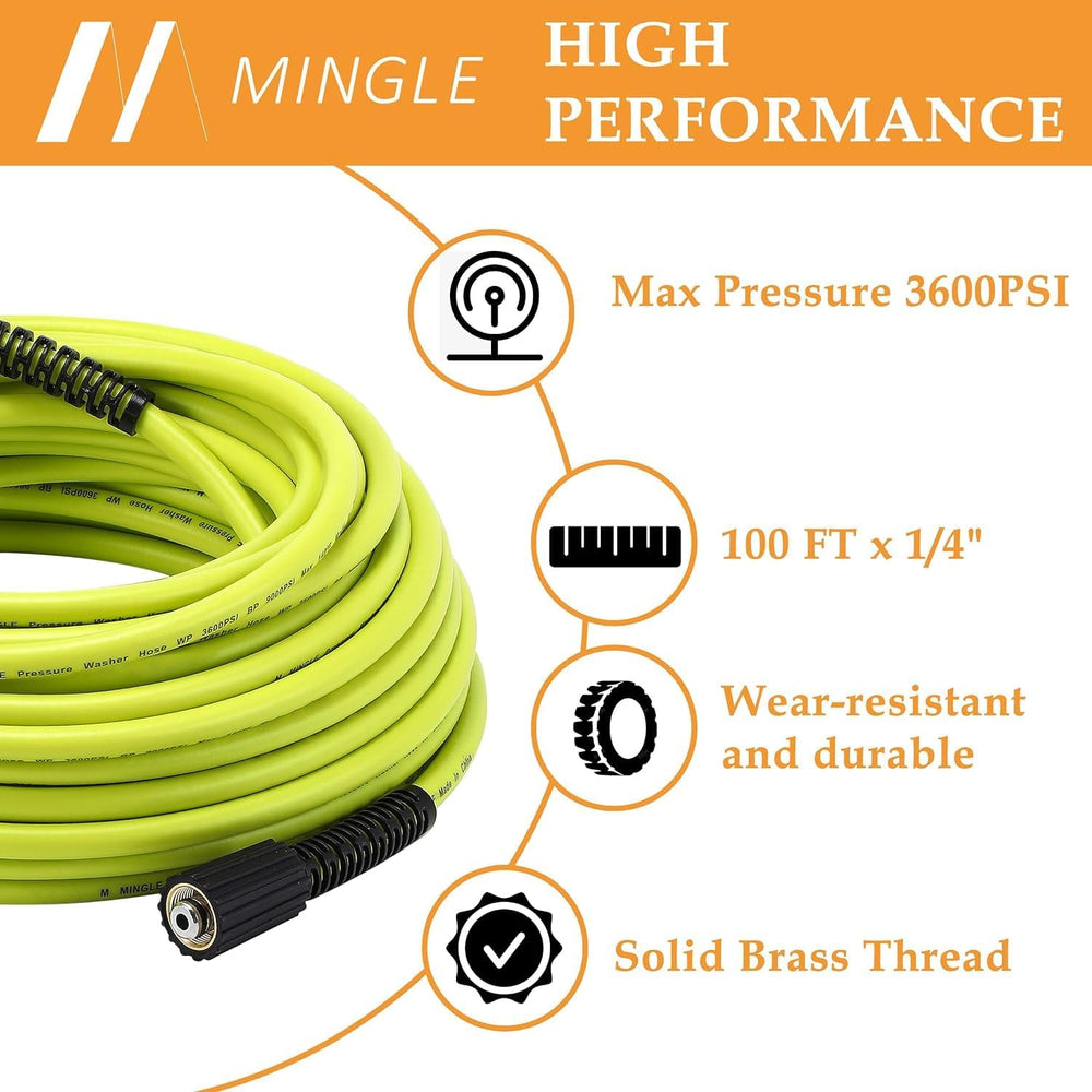 Pressure Washer Hose 30m X 1 4" M22