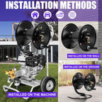 Pressure Washer Hose Reel 100FT X 3 8