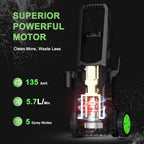 Pressure Washers 1600W Power Jet with 4 Nozzles