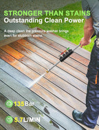 Pressure Washers 1600W Power Jet with 4 Nozzles