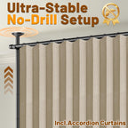 Privacy Curtains for Room Divider with Blackout Soundproof