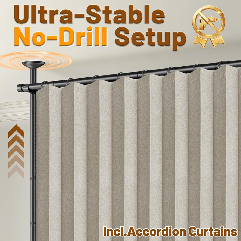 Privacy Curtains for Room Divider with Blackout Soundproof