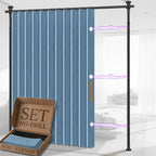Privacy Curtains for Room Divider with Blackout Soundproof
