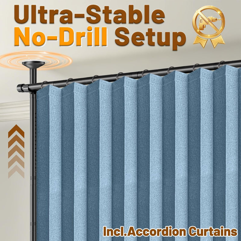 Privacy Curtains for Room Divider with Blackout Soundproof