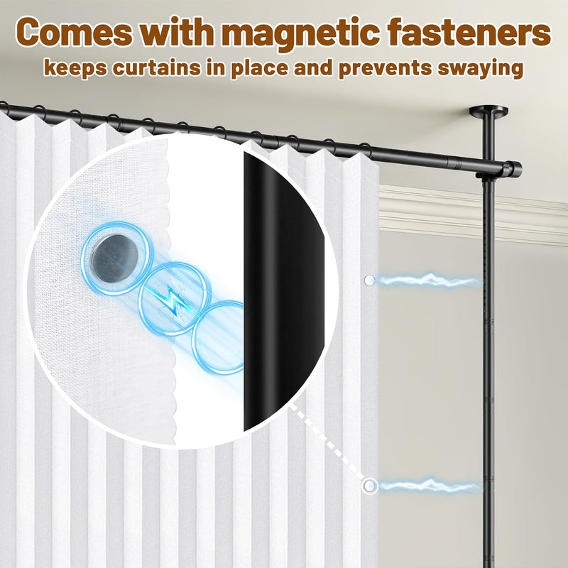 Privacy Curtains for Room Divider with Blackout Soundproof