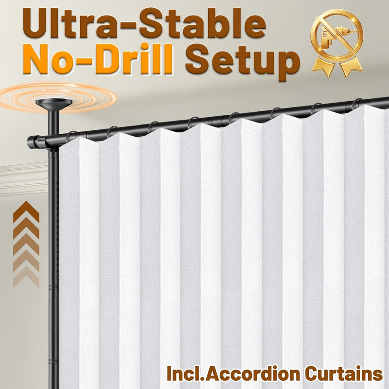 Privacy Curtains for Room Divider with Blackout Soundproof