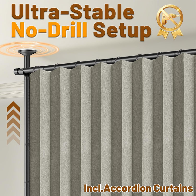Privacy Curtains for Room Divider with Blackout Soundproof