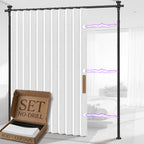 Privacy Curtains for Room Divider with Blackout Soundproof