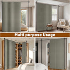 Privacy Curtains for Room Divider with Blackout Soundproof