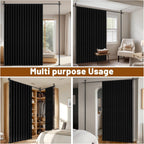 Privacy Curtains for Room Divider with Blackout Soundproof