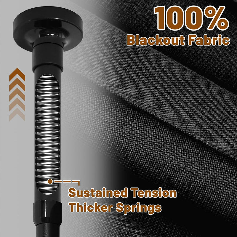 Privacy Curtains for Room Divider with Blackout Soundproof