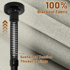 Privacy Curtains for Room Divider with Blackout Soundproof