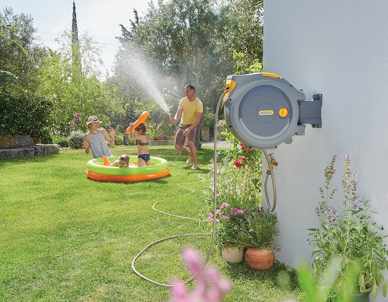 Pro 20m Auto Reel Inc: Garden Hosepipe 3-In-1