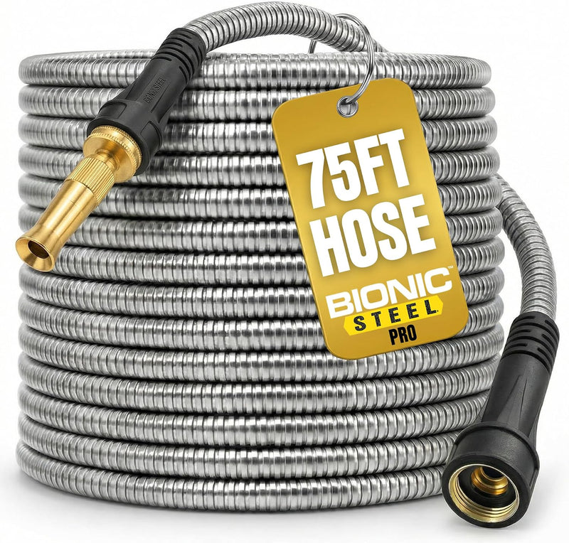 Pro Garden Hose 304 Metal 100 Foot 100
