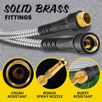 Pro Garden Hose 304 Metal 100 Foot 100